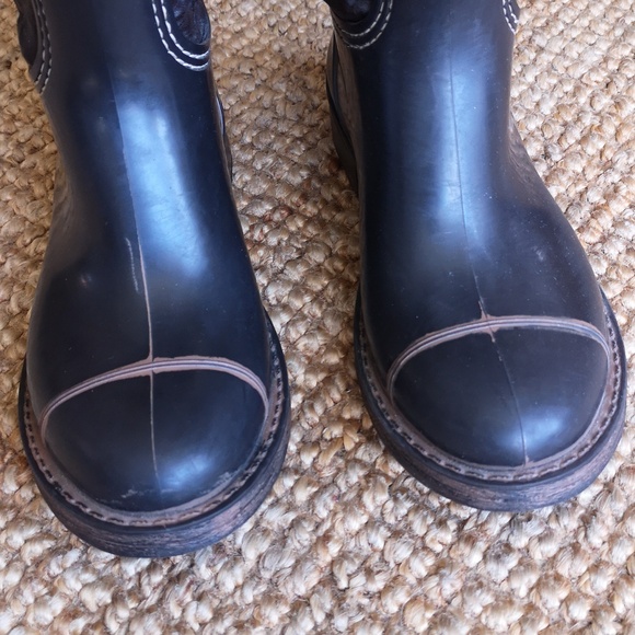 Cento X leather and rubber boots - Picture 4 of 15